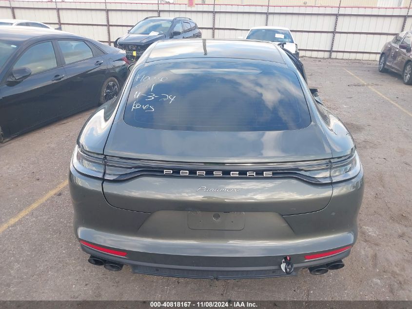 2023 Porsche Panamera 4/4 Platinum Edition/Platinum Edition VIN: WP0AJ2A72PL101140 Lot: 40818167