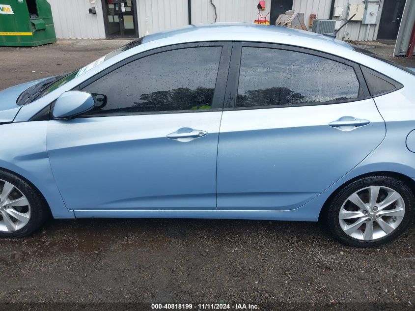 2012 Hyundai Accent Gls VIN: KMHCU4AE3CU071477 Lot: 40818199