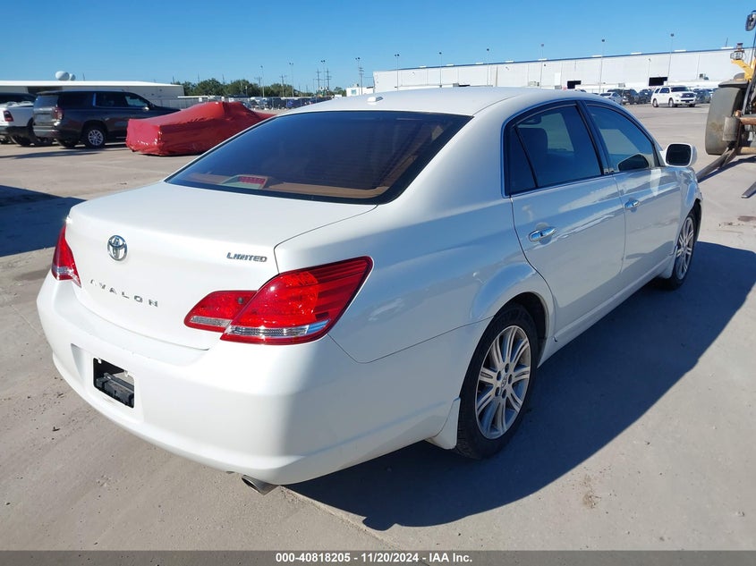 Vin: 4t1bk3db1au365874, lot: 41307782, toyota avalon limited 20104