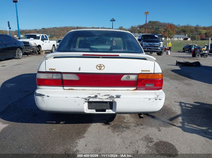 1996 Toyota Corolla Dx VIN: 1NXBB02E8TZ460320 Lot: 40818209