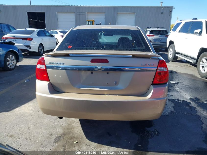 2005 Chevrolet Malibu Ls VIN: 1G1ZT54815F291388 Lot: 40818256