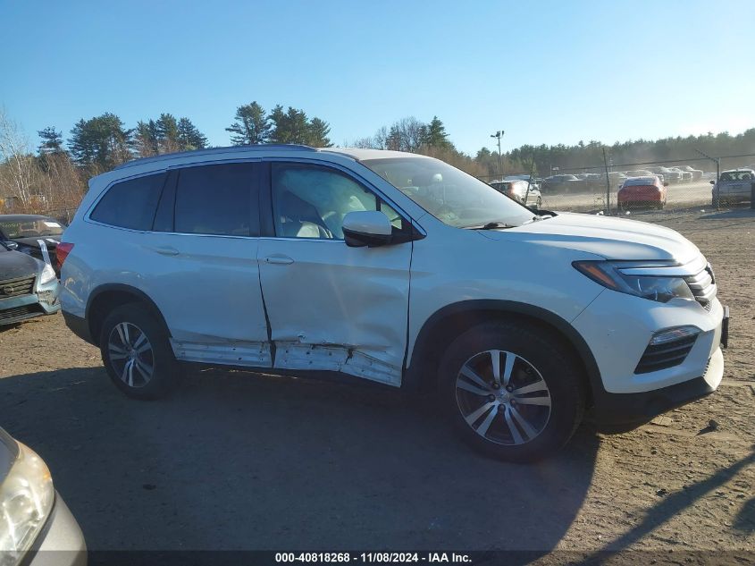 2018 Honda Pilot Ex-L VIN: 5FNYF6H51JB059162 Lot: 40818268