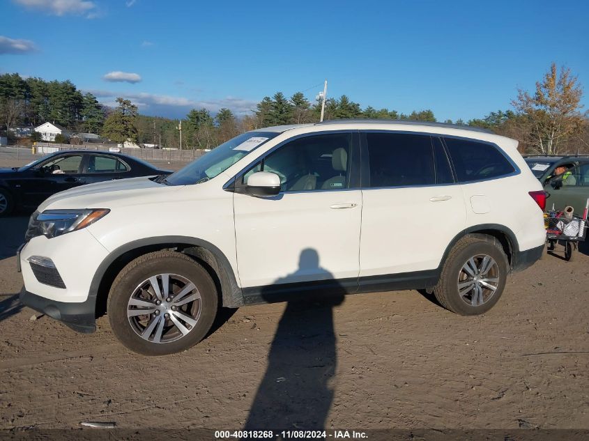 2018 Honda Pilot Ex-L VIN: 5FNYF6H51JB059162 Lot: 40818268