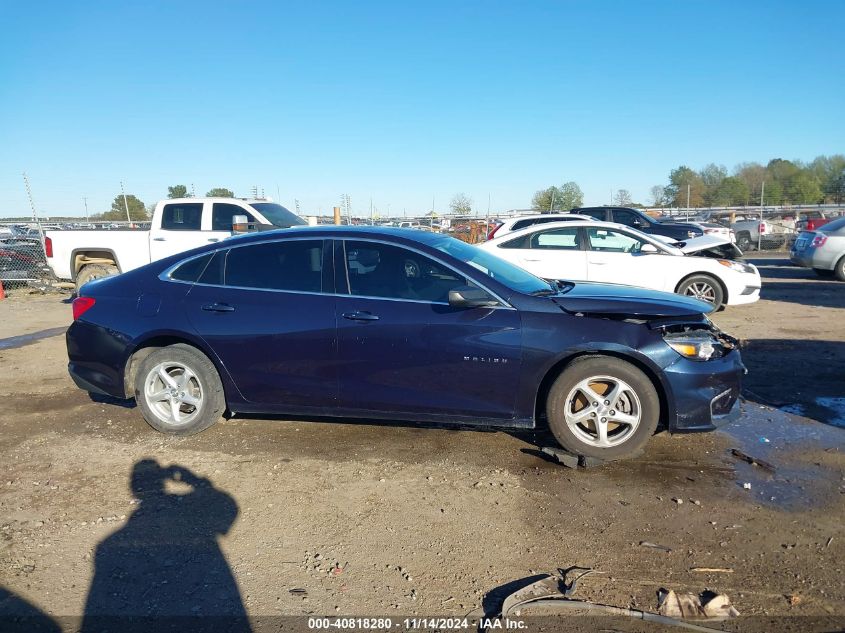 2017 Chevrolet Malibu Ls VIN: 1G1ZB5ST2HF187670 Lot: 40818280