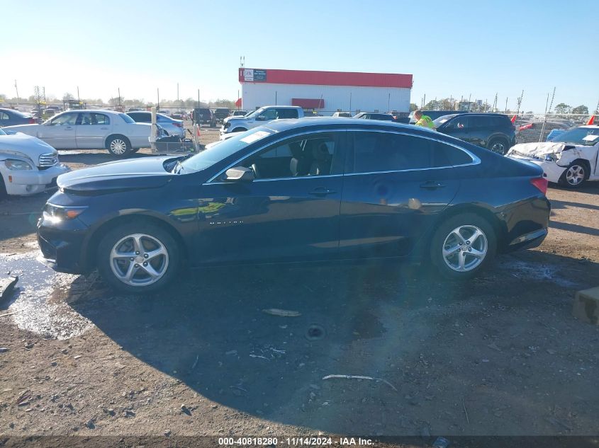 2017 Chevrolet Malibu Ls VIN: 1G1ZB5ST2HF187670 Lot: 40818280