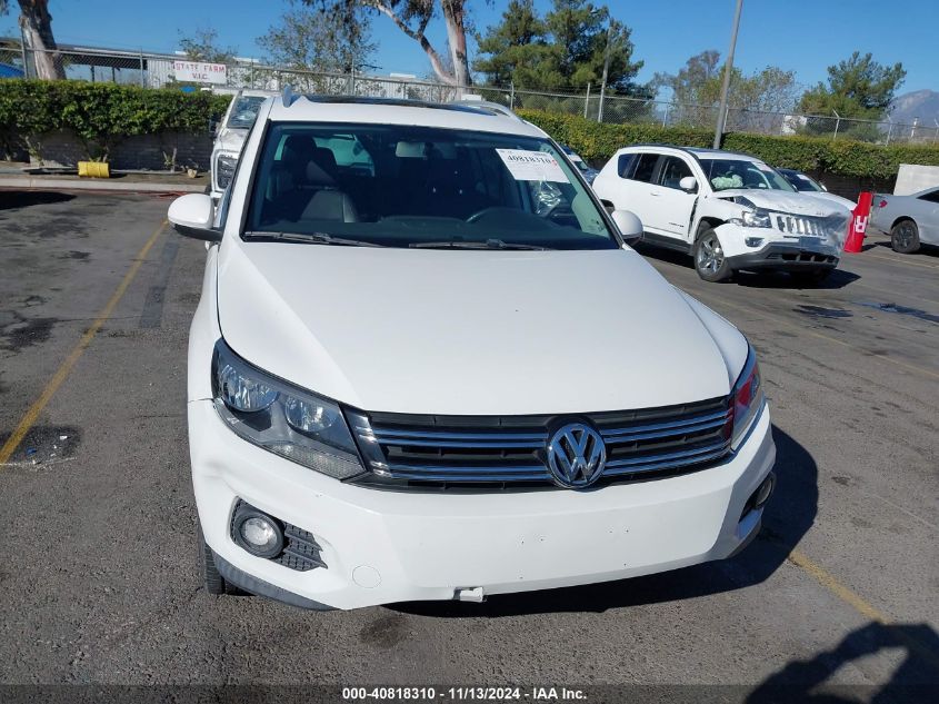 2012 Volkswagen Tiguan Se VIN: WVGAV7AX7CW503242 Lot: 40818310