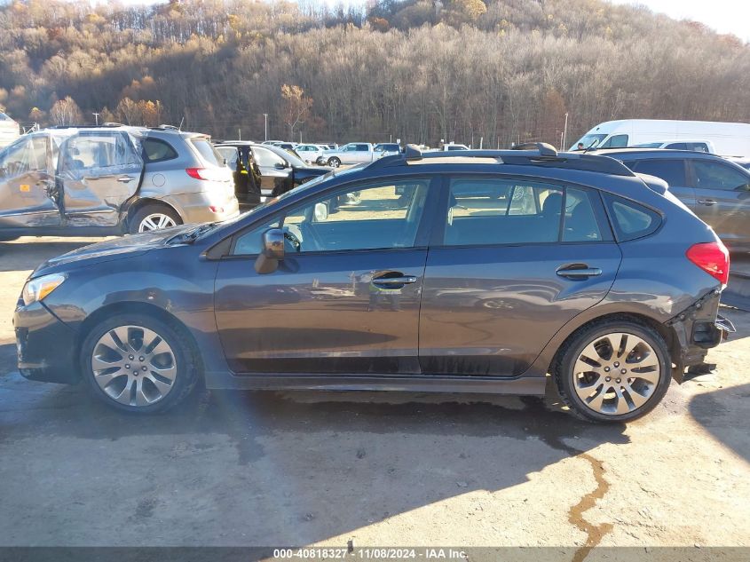 2013 Subaru Impreza 2.0I Sport Premium VIN: JF1GPAL62DH805026 Lot: 40818327