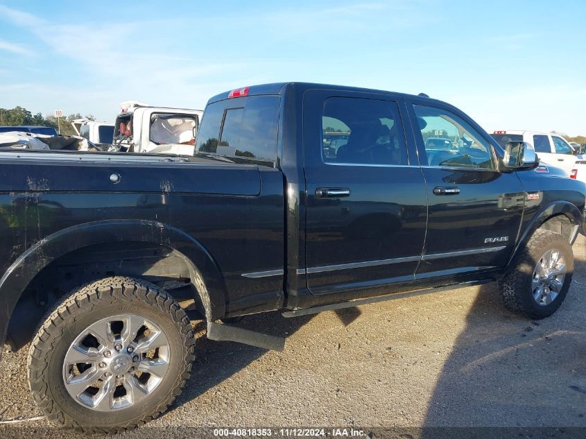 2020 Ram 2500 Limited 4X4 6'4 Box VIN: 3C6UR5SJ0LG300560 Lot: 40818353