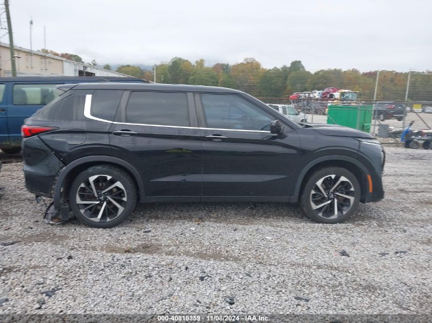 2022 Mitsubishi Outlander Black Edition 2Wd/Se 2.5 2Wd/Se Launch Edition 2Wd VIN: JA4J3UA83NZ039802 Lot: 40818359