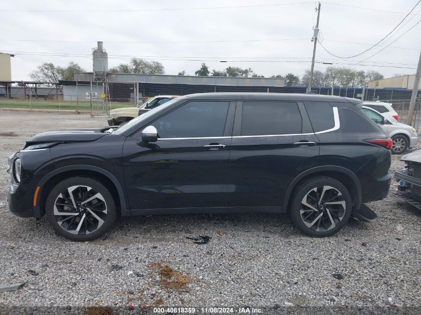 2022 Mitsubishi Outlander Black Edition 2Wd/Se 2.5 2Wd/Se Launch Edition 2Wd VIN: JA4J3UA83NZ039802 Lot: 40818359