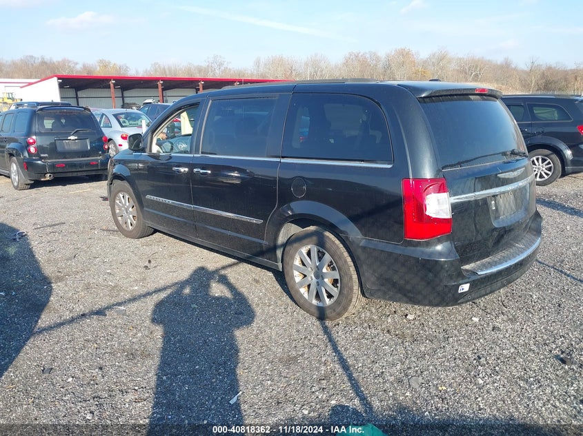Vin: 2c4rc1cg0cr163562, lot: 41307939, chrysler town & country touring-l 20123