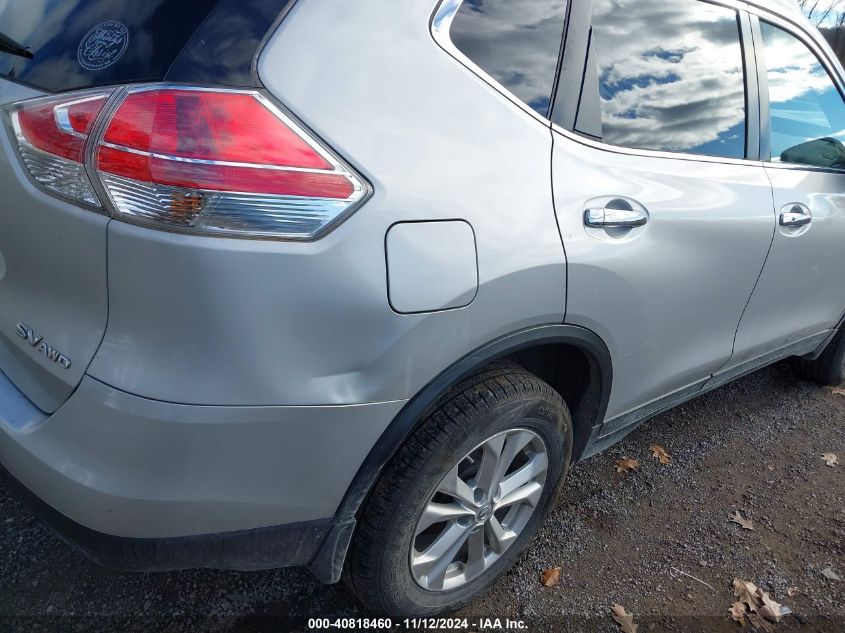 2016 Nissan Rogue Sv VIN: JN8AT2MV8GW132402 Lot: 40818460