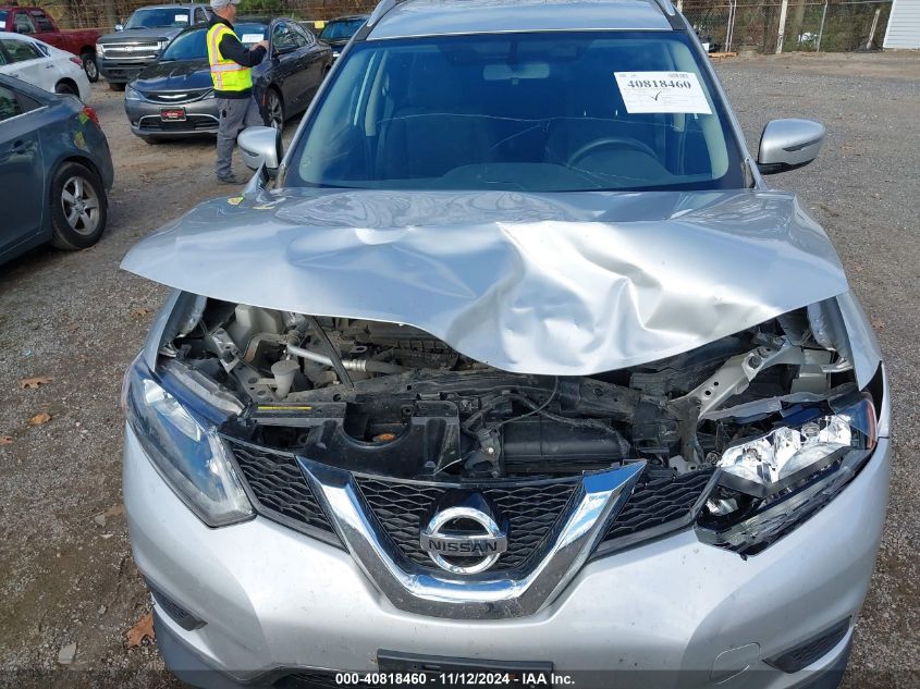 2016 Nissan Rogue Sv VIN: JN8AT2MV8GW132402 Lot: 40818460