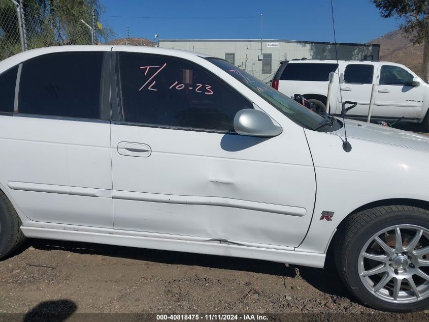 2003 Nissan Sentra Se-R VIN: 3N1AB51D73L724212 Lot: 40818475