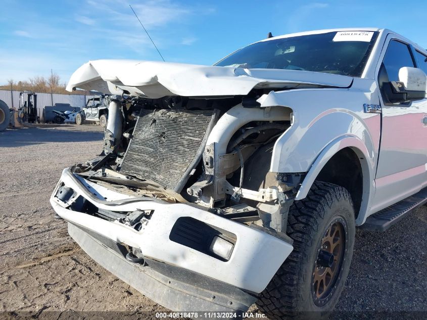 2019 Ford F-150 Lariat VIN: 1FTEW1E44KFA16434 Lot: 40818478