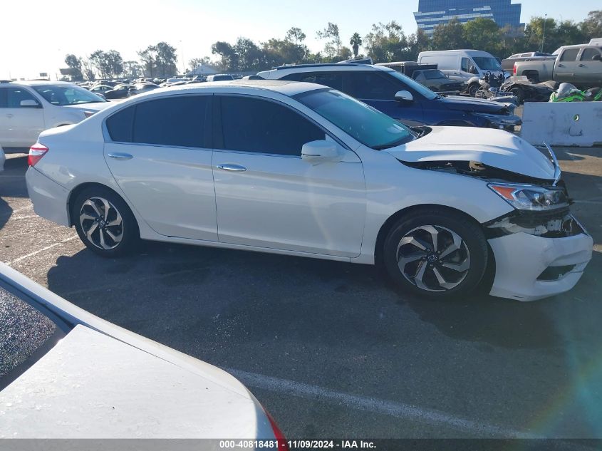 2016 Honda Accord Ex-L VIN: 1HGCR2F82GA065644 Lot: 40818481