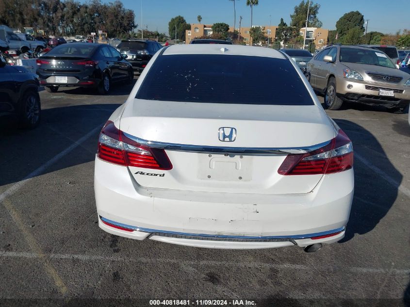 2016 Honda Accord Ex-L VIN: 1HGCR2F82GA065644 Lot: 40818481