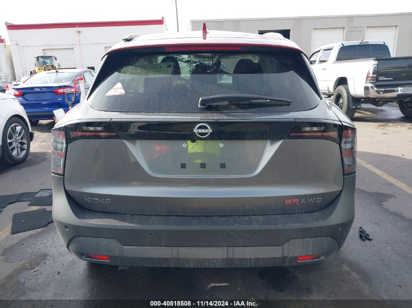 2025 Nissan Kicks Sr VIN: 3N8AP6DB5SL301954 Lot: 40818508