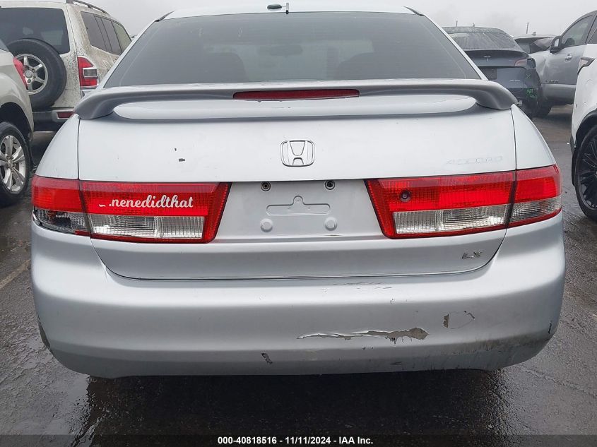 2003 Honda Accord Lx VIN: 1HGCM56343A022731 Lot: 40818516