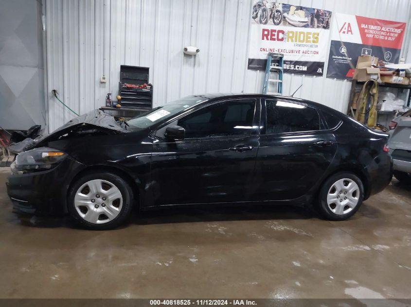 2015 Dodge Dart Se VIN: 1C3CDFAA7FD363042 Lot: 40818525