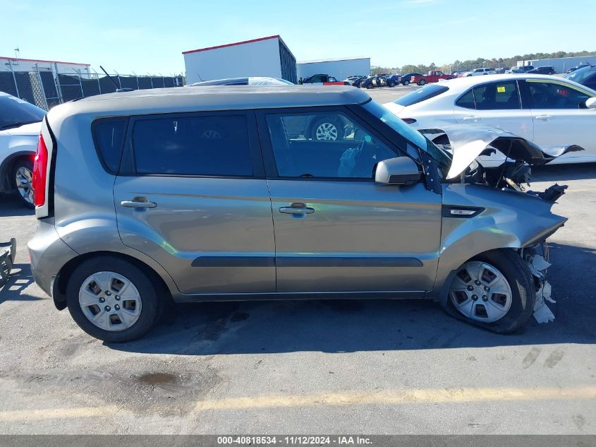 2013 Kia Soul VIN: KNDJT2A50D7624587 Lot: 40818534