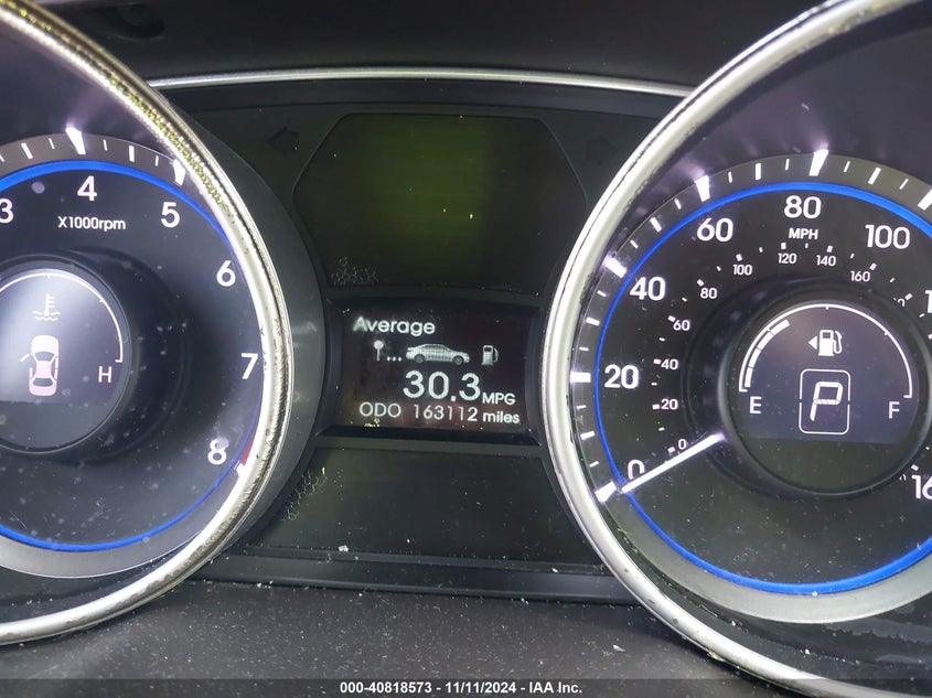 2011 Hyundai Sonata Gls VIN: 5NPEB4AC3BH222294 Lot: 40818573