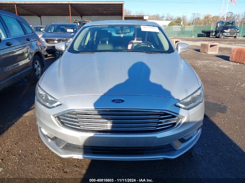 2017 Ford Fusion Se VIN: 3FA6P0HDXHR185866 Lot: 40818603