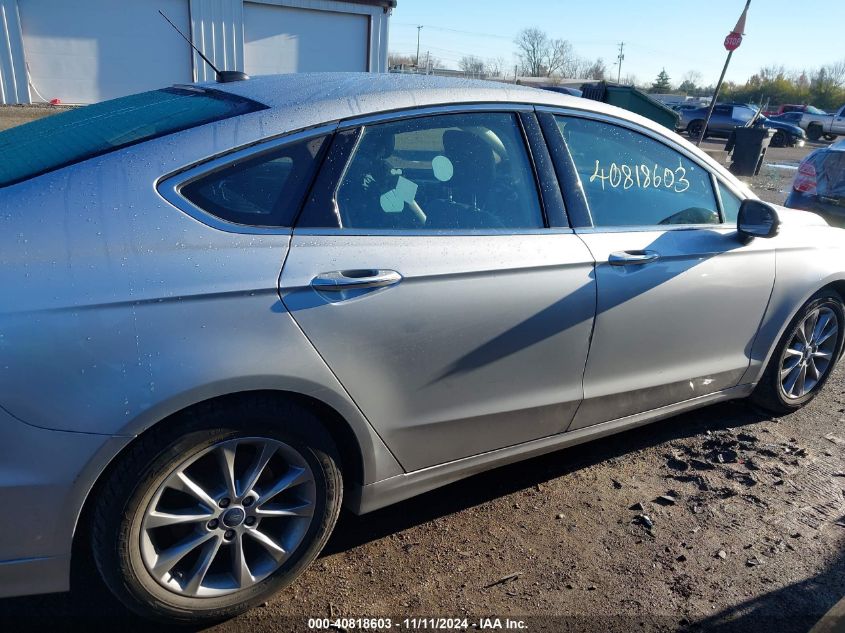 2017 Ford Fusion Se VIN: 3FA6P0HDXHR185866 Lot: 40818603