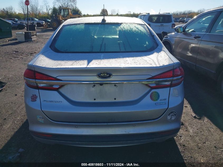 2017 Ford Fusion Se VIN: 3FA6P0HDXHR185866 Lot: 40818603