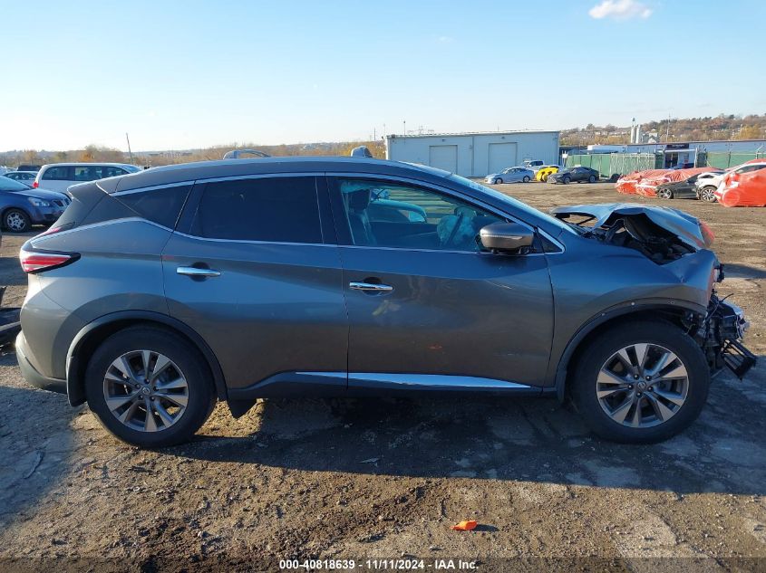 2015 Nissan Murano S/Sl/Sv/Platinum VIN: 5N1AZ2MH4FN249057 Lot: 40818639