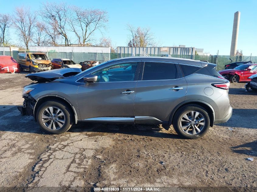 2015 Nissan Murano S/Sl/Sv/Platinum VIN: 5N1AZ2MH4FN249057 Lot: 40818639