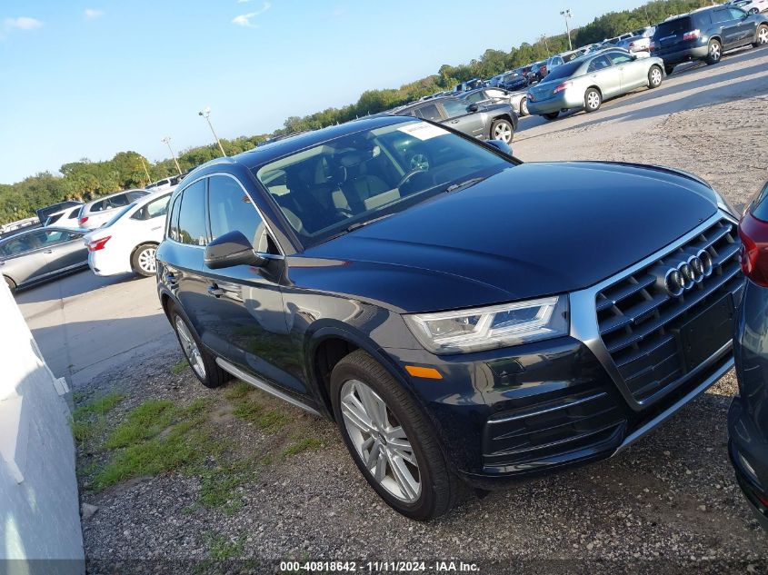 2018 Audi Q5 2.0T Premium/2.0T Tech Premium VIN: WA1BNAFYXJ2244333 Lot: 40818642