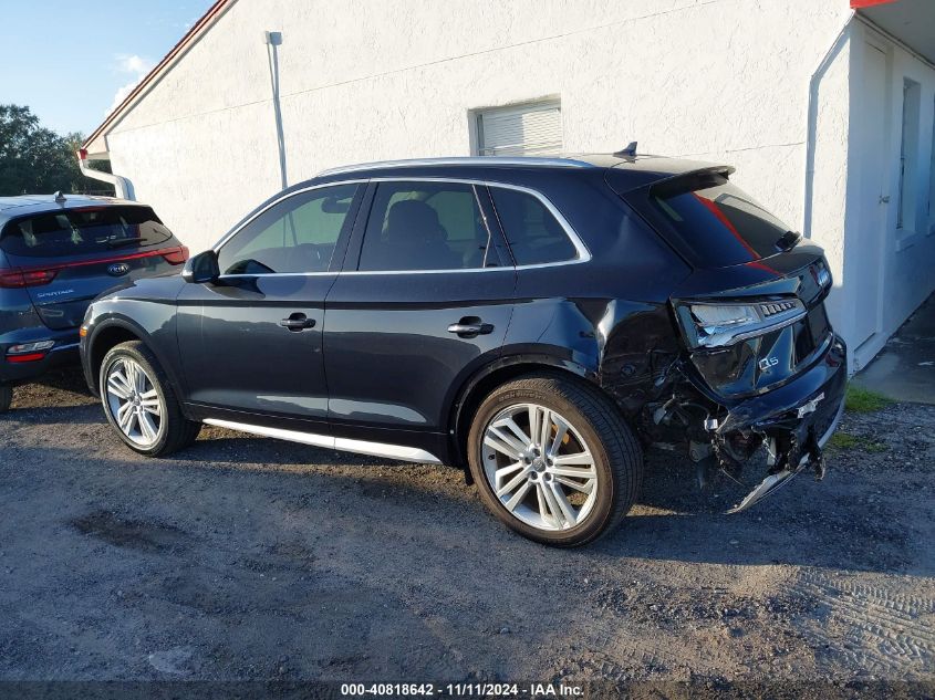 2018 Audi Q5 2.0T Premium/2.0T Tech Premium VIN: WA1BNAFYXJ2244333 Lot: 40818642