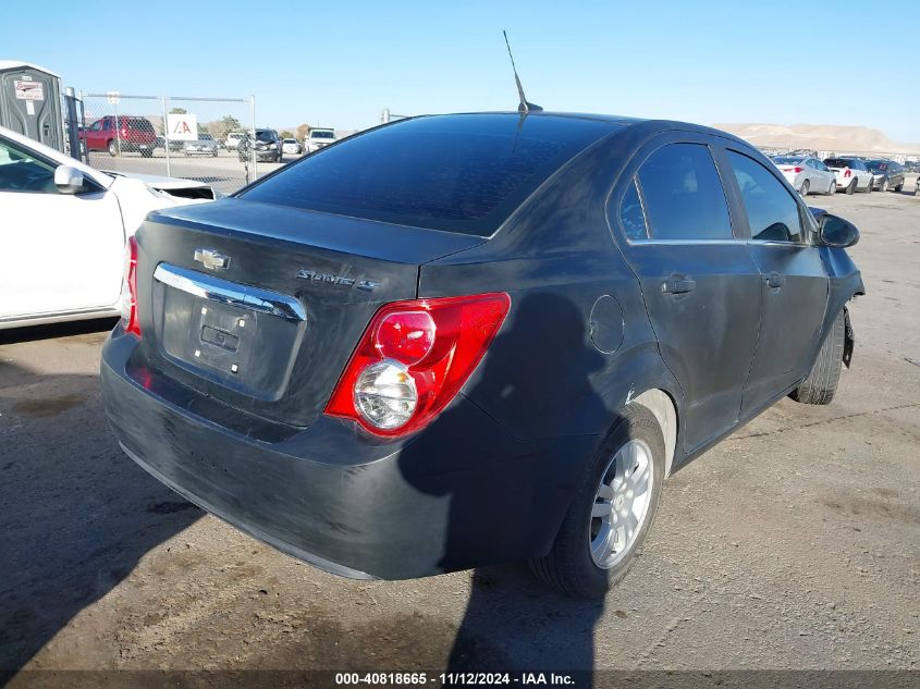 2012 Chevrolet Sonic 2Lt VIN: 1G1JC5SH5C4104260 Lot: 40818665