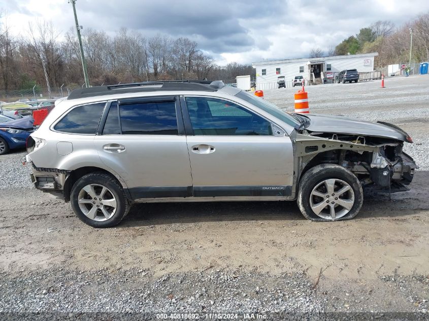 2014 Subaru Outback 2.5I Limited VIN: 4S4BRBLC4E3292852 Lot: 40818692