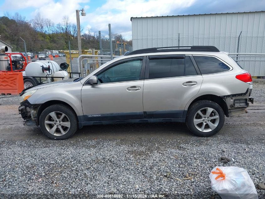 2014 Subaru Outback 2.5I Limited VIN: 4S4BRBLC4E3292852 Lot: 40818692