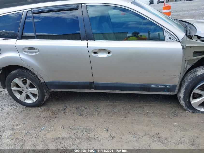 2014 Subaru Outback 2.5I Limited VIN: 4S4BRBLC4E3292852 Lot: 40818692