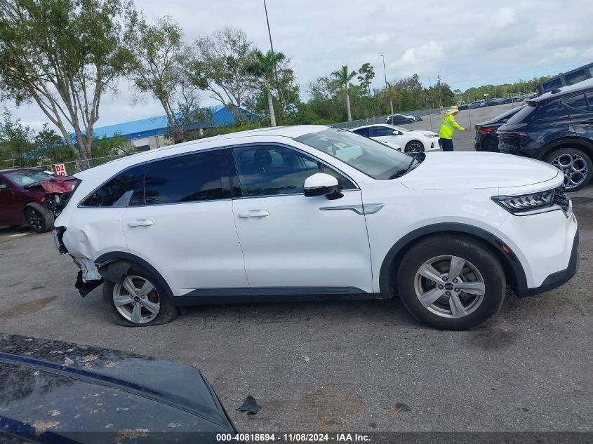 2021 Kia Sorento Lx VIN: 5XYRG4LC5MG016016 Lot: 40818694