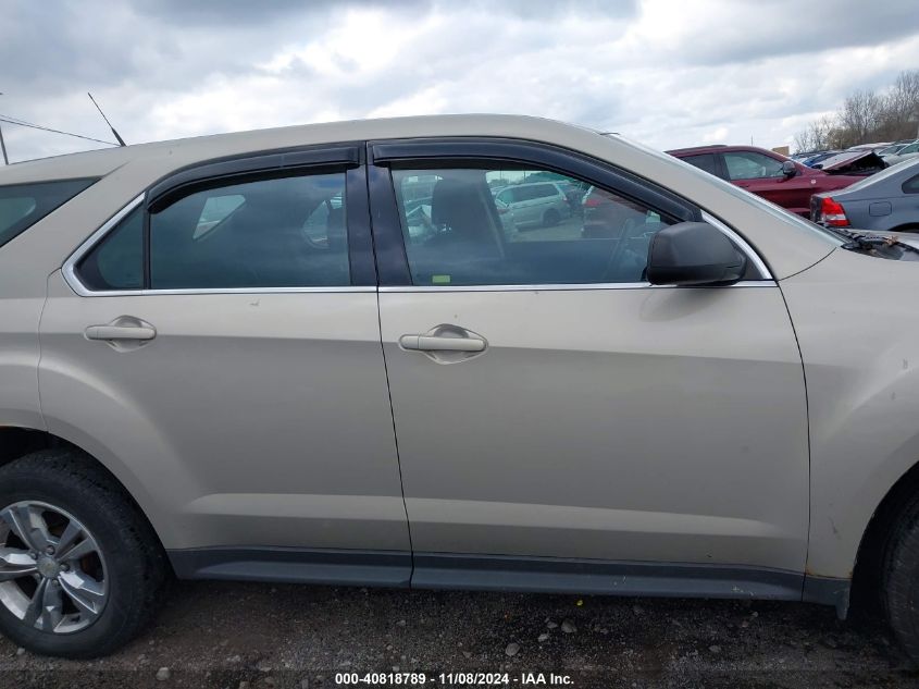 2012 Chevrolet Equinox Ls VIN: 2GNFLCEK6C6280880 Lot: 40818789