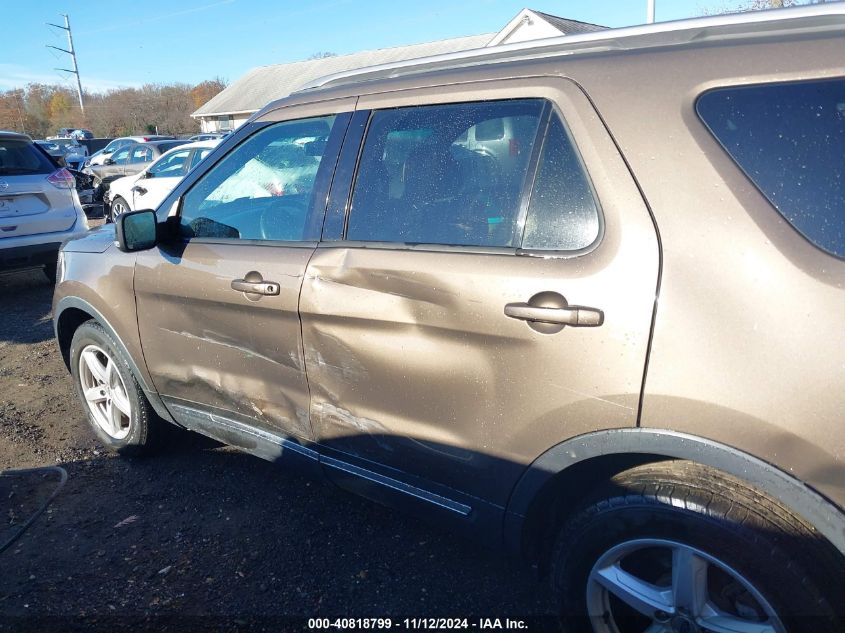 2016 Ford Explorer Xlt VIN: 1FM5K8D81GGA30345 Lot: 40818799