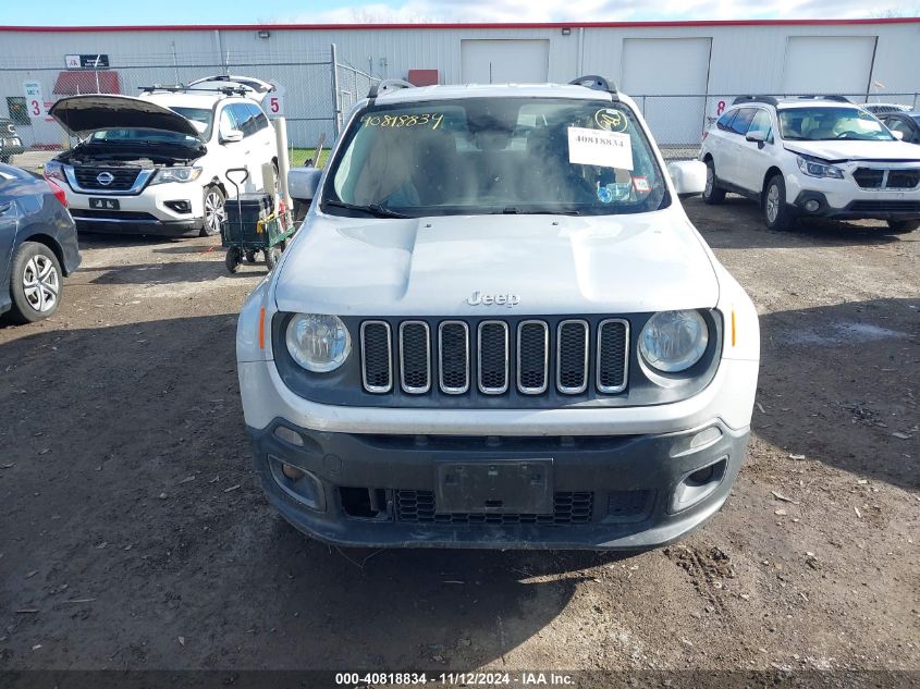 2017 Jeep Renegade Latitude 4X4 VIN: ZACCJBBB4HPE55153 Lot: 40818834