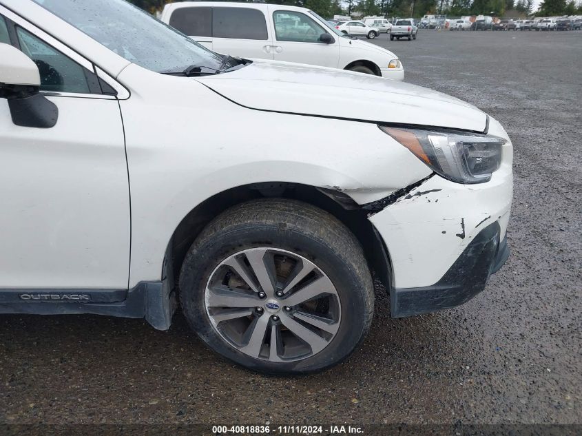 2018 Subaru Outback 2.5I Limited VIN: 4S4BSANC0J3329899 Lot: 40818836