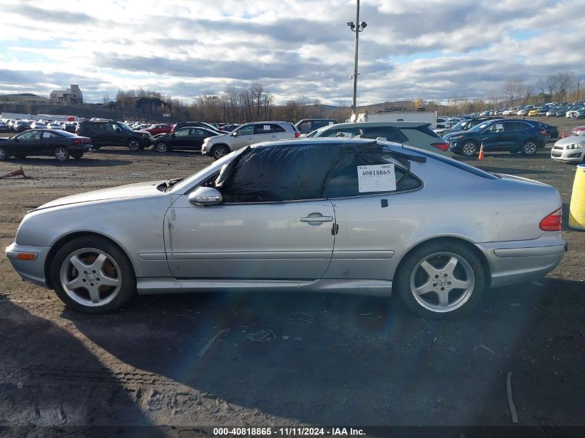 2002 Mercedes-Benz Clk 430 VIN: WDBLJ70G52F199755 Lot: 40818865