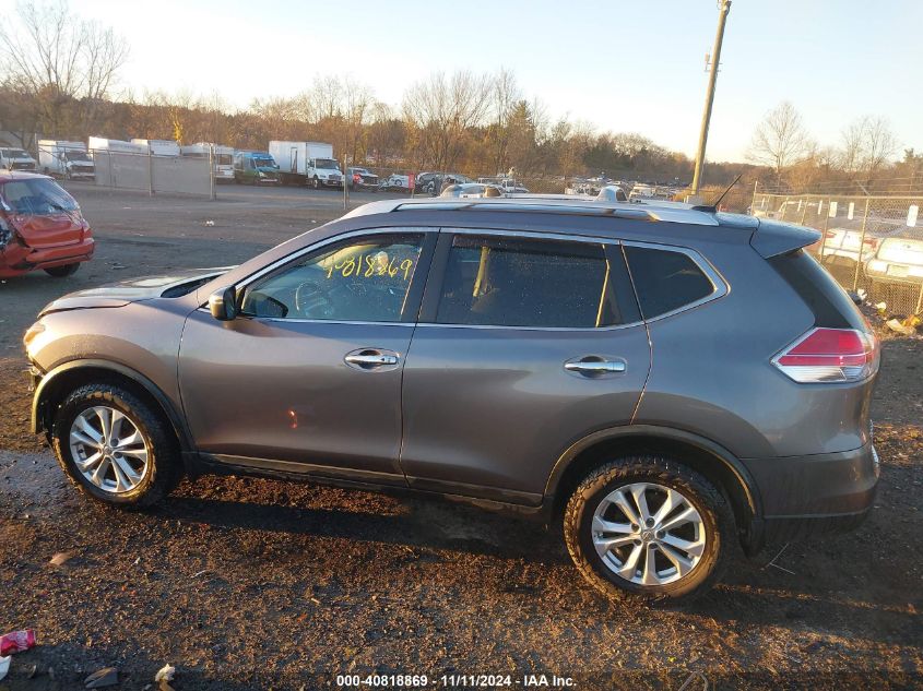 2016 Nissan Rogue Sv VIN: KNMAT2MV0GP668430 Lot: 40818869