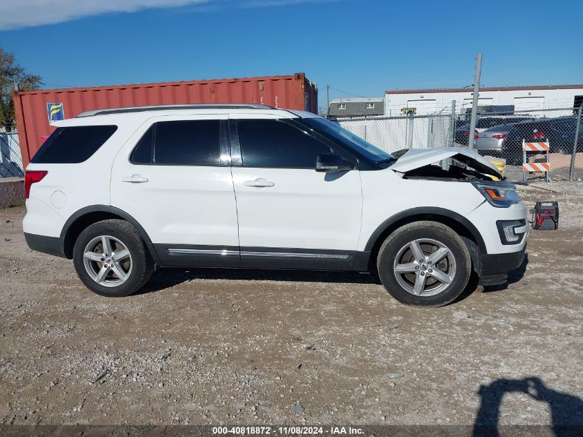 2016 Ford Explorer Xlt VIN: 1FM5K8D80GGC27328 Lot: 40818872