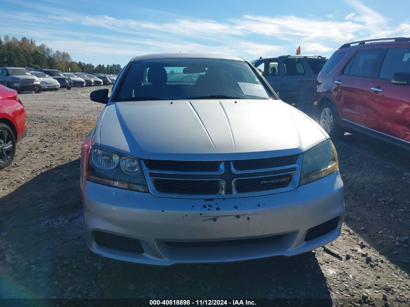 2012 Dodge Avenger Se VIN: 1C3CDZAB5CN294044 Lot: 40818898