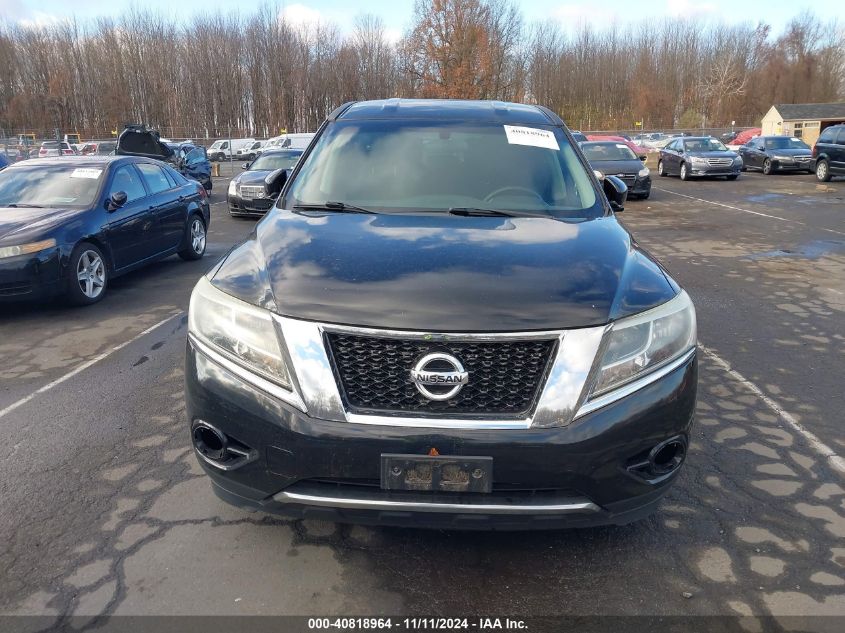 2013 Nissan Pathfinder S/Sv/Sl/Platinum VIN: 5N1AR2MM4DC667219 Lot: 40818964