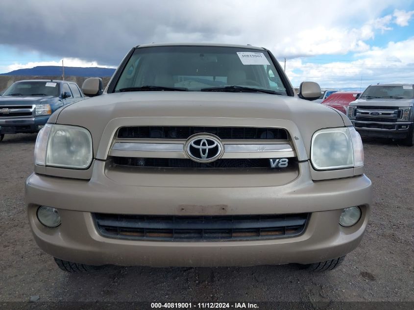 2005 Toyota Sequoia Limited V8 VIN: 5TDBT48A95S252080 Lot: 40819001