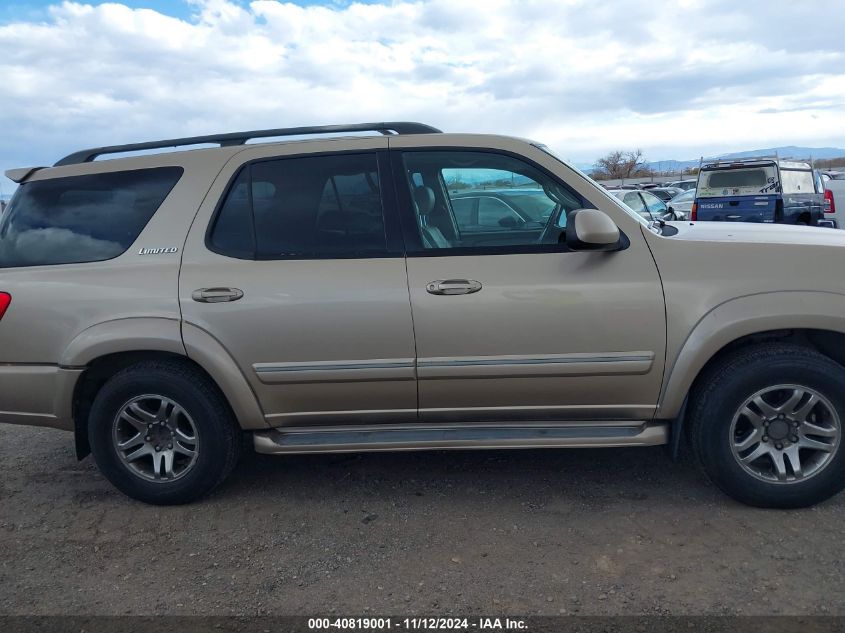 2005 Toyota Sequoia Limited V8 VIN: 5TDBT48A95S252080 Lot: 40819001