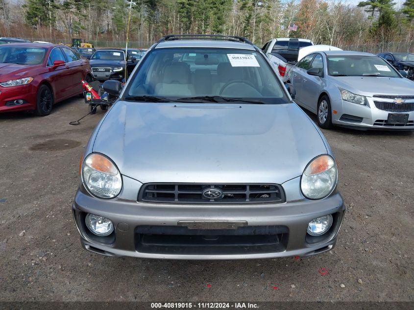 2002 Subaru Impreza VIN: JF1GG6H5X28826099 Lot: 40819015